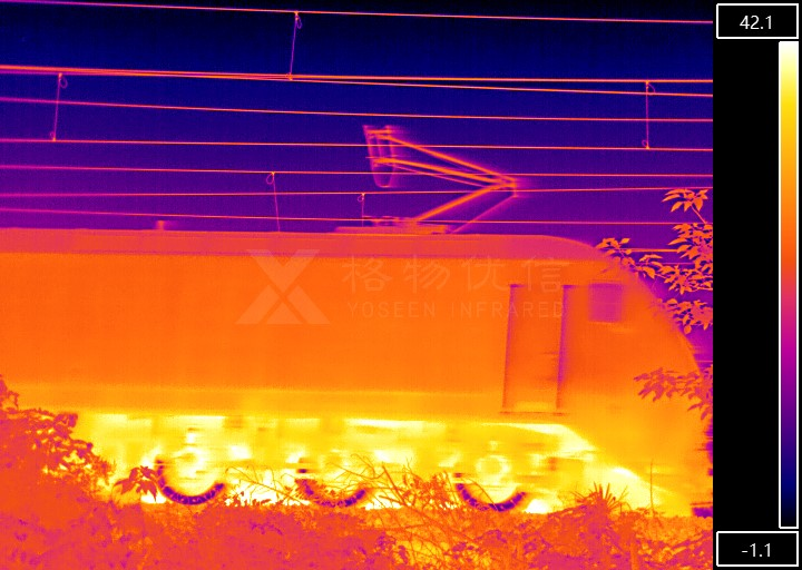 Application of Infrared Thermal Imagers in On-Line Monitoring of Pantographs