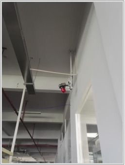 Battery Warehouse Infrared Thermal Monitoring; thermal camera